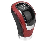 Leva Del Cambio 5/6 Velocità Pomello Cambio Universale Pelle PU Per Auto Pomello Cambio Manuale Coperchio Cappuccio Sostituibile Pomello Leva(bianca)