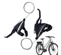 Leva del cambio a 9 marce, leva del cambio a 3 x 9 marce, con cavo del cambio, 1 paio di leve per mountain bike, per trail, fitness, tour in città, allenamento, pendolarismo, attività all'aperto, uso