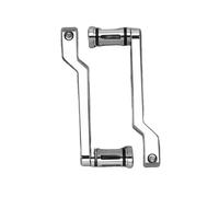 Leva del cambio a pedale per motocicletta Per FL Softail Per Touring Per Road Per King Per Electra Per Street Tri Glide Per Ultra Classic FLHTCUTG 1 paio di leve del cambio con punta e tallone(Silver)