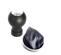 leva del cambio Adatto per Suzuki Swift 2011-2017 Adatto per S-Cross SX4 ALTO Pomello del cambio Boccola pomello Coperchio antipolvere Vite filettatura Accessori per ingranaggi(Chromed Red line)