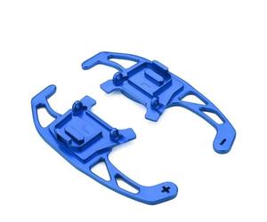 Leva Del Cambio Al Volante Compatibile Con POLO 6C Per GTI 1.8T 2015-UP Per SCIROCCO 2.0T 2015-UP Auto Volante Shift Paddles Estensione Comandi Adesivi(Blue)