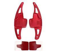 Leva del cambio al volante, set copertura del rivestimento del cambio esteso in lega di alluminio, adatta per Focus EcoSport, rossa (Rossa)