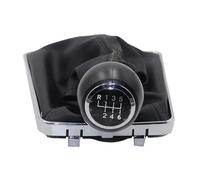 Leva Del Cambio Auto Con Testa Bastone Per Opel Per Astra Per GTC Per Coupe AS AH/C 05-10 Cuffia Del Cambio Pomello Del Cambio In Pelle 6/5 Velocità Accessori Per Auto(R123456 black line)