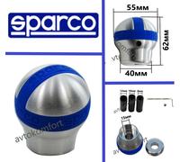 Leva del cambio con pomello del cambio per auto Sparco universale in lega...