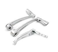 Leva del cambio estesa, leva del cambio, pedane del cambio adatte per Harley Softail Slim FLSL Fat Boy FLFB Breakout FXBR 18-23 Pedale del cambio(Chrome C)