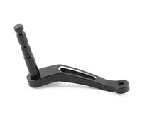 Leva del cambio estesa, leva del cambio, pedane del cambio adatte per Harley Softail Slim FLSL Fat Boy FLFB Breakout FXBR 18-23 Pedale del cambio(Black White)