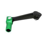 Leva del cambio in alluminio pieghevole universale Compatibile con motocicli di motocicli da 110 cc a 250cc.(Black Green)