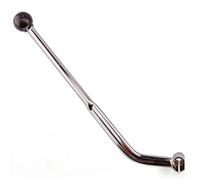 Leva del cambio manuale, pezzo, Beach Buggy a quattro marce, installazione robusta, design ergonomico, funzionamento fluido, per veicoli fuoristrada anziani (argento, 410 mm di lunghezza)