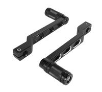 Leva del cambio motociclistico in alluminio con il cambio del tallone PEGS PEGS POETREST Compatibile con i modelli Electra di solail road per tournée flst road.(Black)