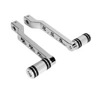 Leva del cambio motociclistico in alluminio con il cambio del tallone PEGS PEGS POETREST Compatibile con i modelli Electra di solail road per tournée flst road.(Silver)