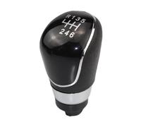 Leva del Cambio Per Ford Per Fiesta 2008 2009 2010 2011 2012 | Collare Della Custodia Della Cuffia Del Pomello Del Cambio Manuale A 5/6 Velocità(6-Speed Black)