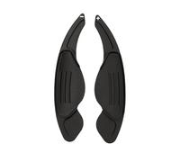 Leva del Cambio per Land Rover Range Rover Evoque 2012-2016, prolunga Durevole per Cambio al Volante dell'auto, Accessori Argento (Normale/Nero)