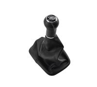 leva del cambio Per Volkswagen Per VW Per Passat 35i Auto Pomello del cambio a 5 marce Cuffia leva cambio in pelle ricambi auto(5 Speed-Black)
