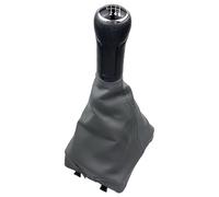 leva del cambio Per VW Per Volkswagen Polo 9N 9N2 2002-2010 Berlina Pomello del cambio Leva del cambio Cuffia Custodia di copertura ricambi auto(6 Speed Black Gray)