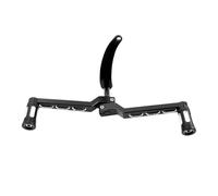 Leva del Cambio Pieghevole per Set di leva del cambio con pedale e albero del cambio adatti per Harley Softail FLSL Heritage Classic 114 Fat Boy Deluxe 2018-24 Leva Del Cambio Tacchi-punta(Black Set)