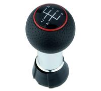 Leva Del Cambio Pomello 5 Marce Pleder Manopola Rosso per Audi A1 A3 A4 A5 A6 Q3