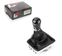 Leva Del Cambio Pomello Cuffia 6 ingranaggi Rosso Design per VW Sharan 7N