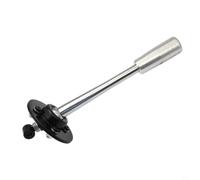 Leva del cambio regolabile a corsa corta in alluminio per BMW E30 E36 E39 E46 - con pomello del cambio, per E34, E6x & Z3, cambio sportivo di precisione (argento)