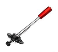 Leva del cambio regolabile in alluminio per BMW E30, E36, E39, E46, con pomello del cambio, per E34, E6x & Z3, cambio sportivo di precisione (rosso)