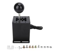 Leva del cambio simulatore con telaio interno in acciaio inox per volanti Logitech e Thrustmaster. Esperienza di cambio marcia realistica per giochi