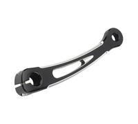 Leva del Cambio Staffa Cambio Leva Cambio In Alluminio CNC Per Moto 1pc Per Softail Per Slim 1986-2017 Pedale cambio moto(Black Silver)