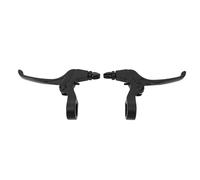 Leva del freno a bici chhelihl, per mountain bike bici pieghevole, processo di sabbiatura, controllo flessibile, manico del freno in bicicletta ultra leggero, costruzione in lega (Nero)