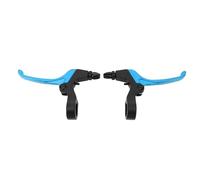 Leva del freno a bici chhelihl, per mountain bike bici pieghevole, processo di sabbiatura, controllo flessibile, manico del freno in bicicletta ultra leggero, costruzione in lega (Blu)