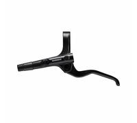 Leva del freno a disco per mountain bike a 2 dita sinistra shimano mt-201 nera (