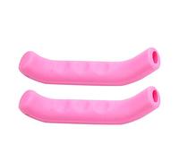 Leva del freno Copre la leva del freno della bicicletta Impugnatura della manica Manopole in silicone per bici Protezione impermeabile antiscivolo Accessorio per ciclismo(Rosa scuro)
