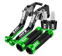 Leva del freno della frizione della motocicletta Per Ka&@wasaki Z650 2016 2017 2018 2019 2020 2021 2022 2023 Moto Freno Frizione Manubrio Manopole A Molla Estremità(A-4)