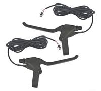 Leva del freno in lega Power Off per scooter elettrico pieghevole e bici con maniglia estesa e coperchio rimovibile per un facile servizio (C)