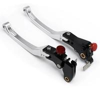 Leva del freno posteriore Frizione per moto RS660 2023 Leve freno in alluminio CNC di ultima generazione (argento)(Sliver)