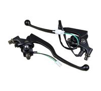 Leva del manubrio per motocicletta YB125 per freno anteriore per Yamaha con cavo interruttore luce stop frizione(Black-2014-2023)