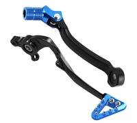 Leva del pedale del freno regolabile e leva del cambio forgiato compatibile con Exc Excf SX SXF XCW XC XCF 6D 300 125 250 350 500 Modelli 2017-2023(Blue set)