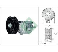 Leva del tenditore, cinghia trapezoidale INA 534 0185 10 A4 B5 (8D2) 1.9 1995-2