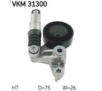 Leva del tenditore, cinghia trapezoidale SKF VKM 31300 AUDI Q7 (4LB) 3 2006-2008