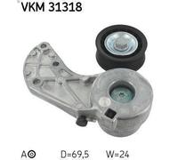 Leva del tenditore, cinghia trapezoidale SKF VKM 31318 per Q7 (4LB) 3.6 2006-