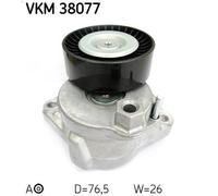 Leva del tenditore, cinghia trapezoidale SKF VKM 38077 SL (R230) 3 2008-2012