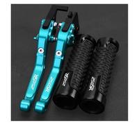 Leva Della Frizione Leve Freno Frizione 7/8''22MM Impugnatura Manubrio Per CFMOTO CF Moto 250SR 250 SR SR250 2017-2024(Ice Blue7)
