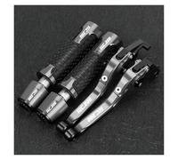 Leva Della Frizione Per RC200 RC 200 Manopole Per Moto Leve Freno Frizione Estensibili Manubrio Estremità Maniglia(Gray2)