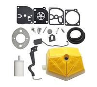 Leva dell'asta dell'acceleratore della linea del filtro dell'aria adatta for kit di riparazione della guarnizione del carburatore 51 55, parte della motosega