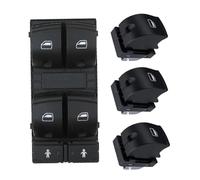 Leva di controllo del vetro per Auto per Q7 2007-2015 A6 2005-2011 Interruttore elettrico di controllo del vetro Pulsante Porta Vetro 4F0959851G (Pcs3)(Pcs-Set)