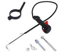 Leva di controllo dell'acceleratore per soffiatore a zaino Redmax EBZ8550 EBZ8550RH, joystick di ricambio in plastica con liscio, per lavori di manutenzione da giardino e cortile, colore nero