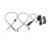 Leva di Copertura del Fermo del Cofano, per 760Li E66 2003-2008 Set di 4 Pezzi Kit Cavo di sblocco Cofano Anteriore Centrale Posteriore per Auto con Staffa di Supporto Maniglia di sblocco