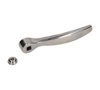 Leva di rilascio serratura porta cromata maniglia classica rimorchio camion b...