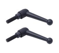 Leva di serraggio filettata 2 pezzi, leve di serraggio regolabili M6/M8/M10/M12/M16, for macchinari, attrezzature for saldatura e stampa(M8*63 * 20)