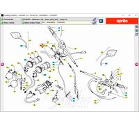 Leva freno ant Aprilia AF1 Sintesi 125 AP8113307