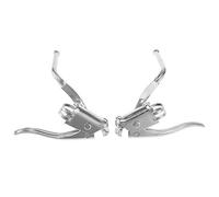 Leva freno bici, maniglia freno 1 paio di leve freno bici da corsa for bici da strada, maniglie doppie for manubrio da corsa piegato(Light Grey)