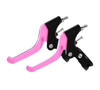 Leva freno bici, maniglia freno 1 paio di leve freno bici leggere for bambini, leve freno mountain bike a 2, 4 colori(Pink)