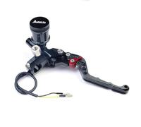 Leva Freno Disco Tamburo ADELIN PX2 Leva Pompa Freno Moto CNC 7/8 "22mm Pompa Bici per Leva Frizione Idraulica Disco Yamaha maneta embrague Moto maneta embrague Moto (Color : Rigth Black)